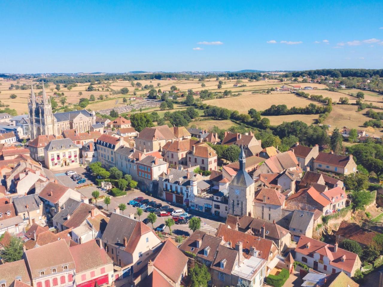 Grand Hotel De Bourbon-Lancy - Spa Et Restaurant - Logis Eksteriør bilde